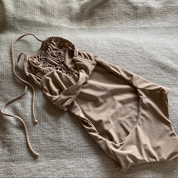 Mikoh crochet one piece in grey - Picture 4 of 5